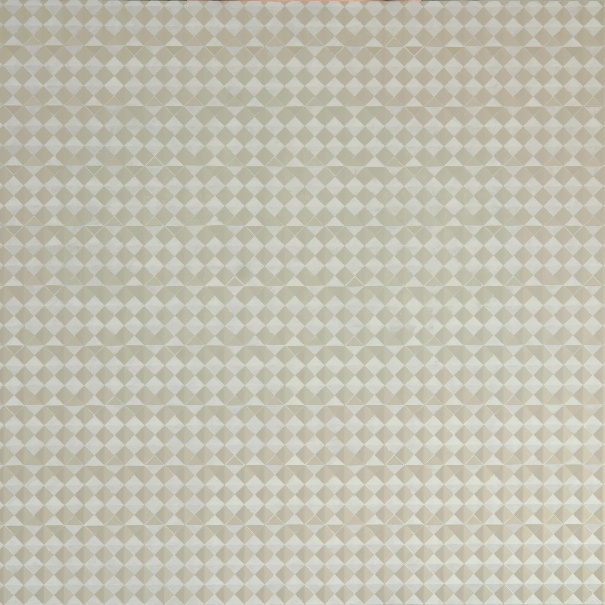 Abstract geometric repeating pattern painting